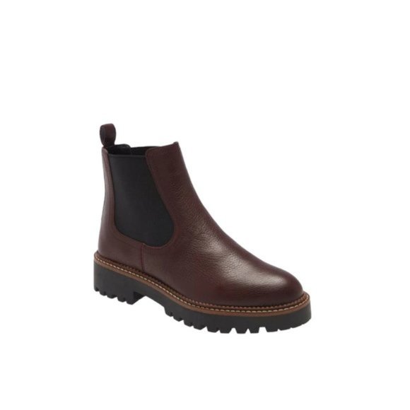 Caslon Shoes - NWOT CASLON Miller Water Resistant Chelsea Boot in Burgundy, Size 7.5